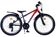VOLARE Dječji bicikl XC Race, 24", crveno-sivi, 21 brzina